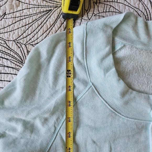 NWT Talbots Terrycloth Pullover Tunic Aqua Blue Small - Picture 8 of 10